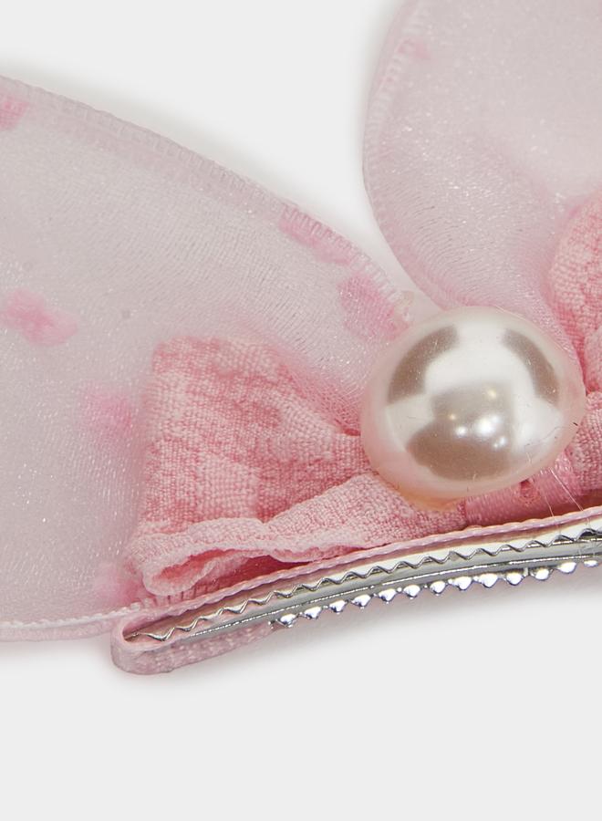 Styli Pack of 2 - Girls Bow Hair Clips - Image 3